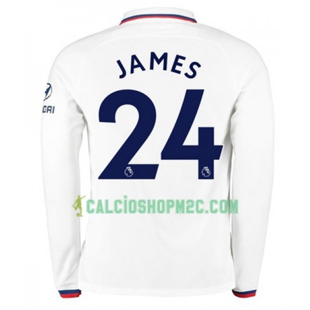 Chelsea JAMES 24 Maglia Trasferta 2019/2020 Manica Lunga